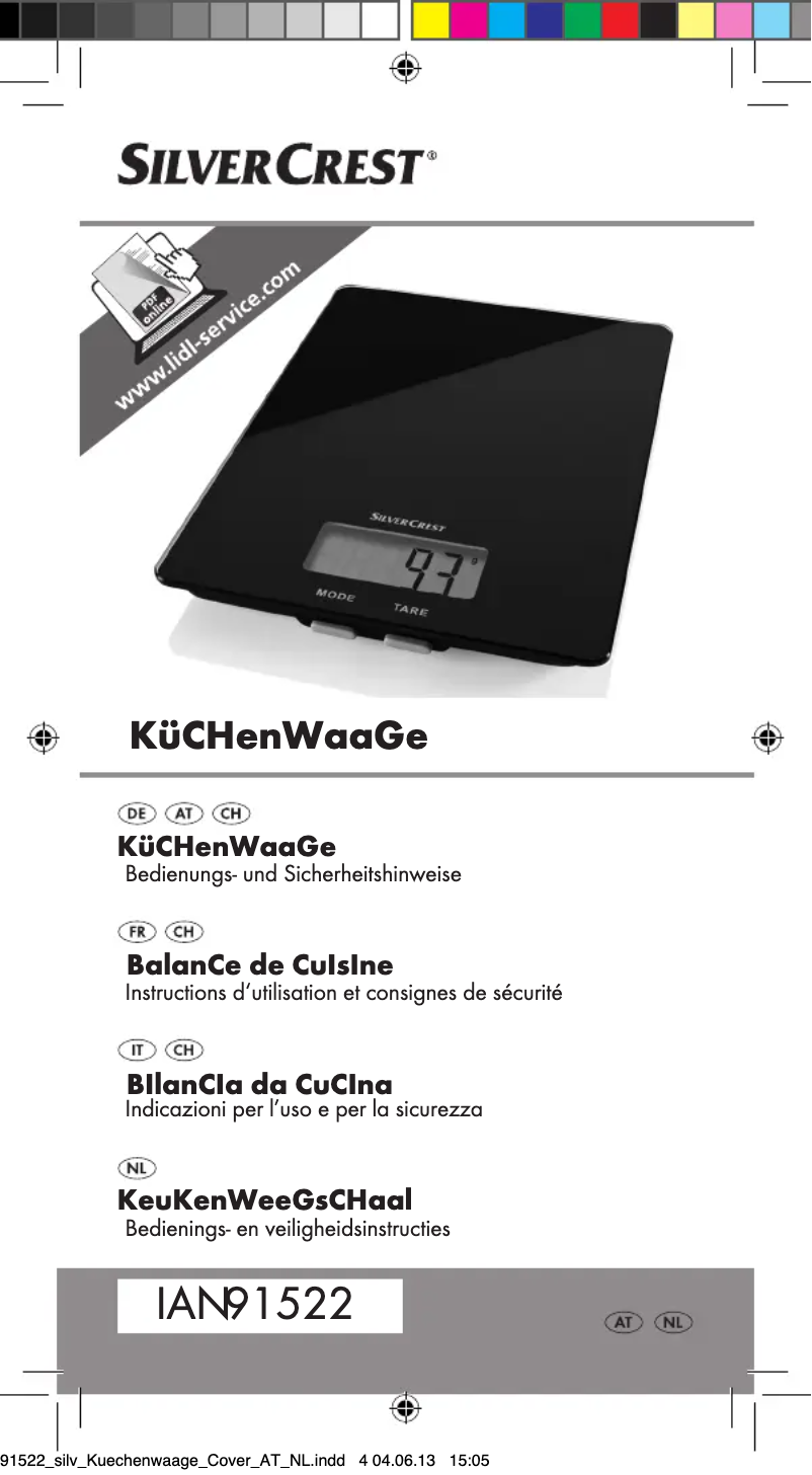Page 1 de la notice Manuel utilisateur SilverCrest Z31622C