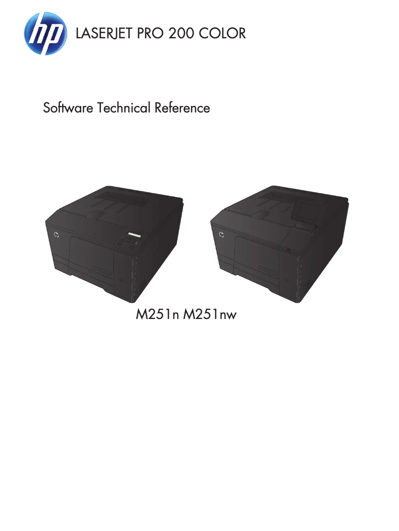 Página 1 del manual Manual de usuario HP LaserJet Pro 200 M251n
