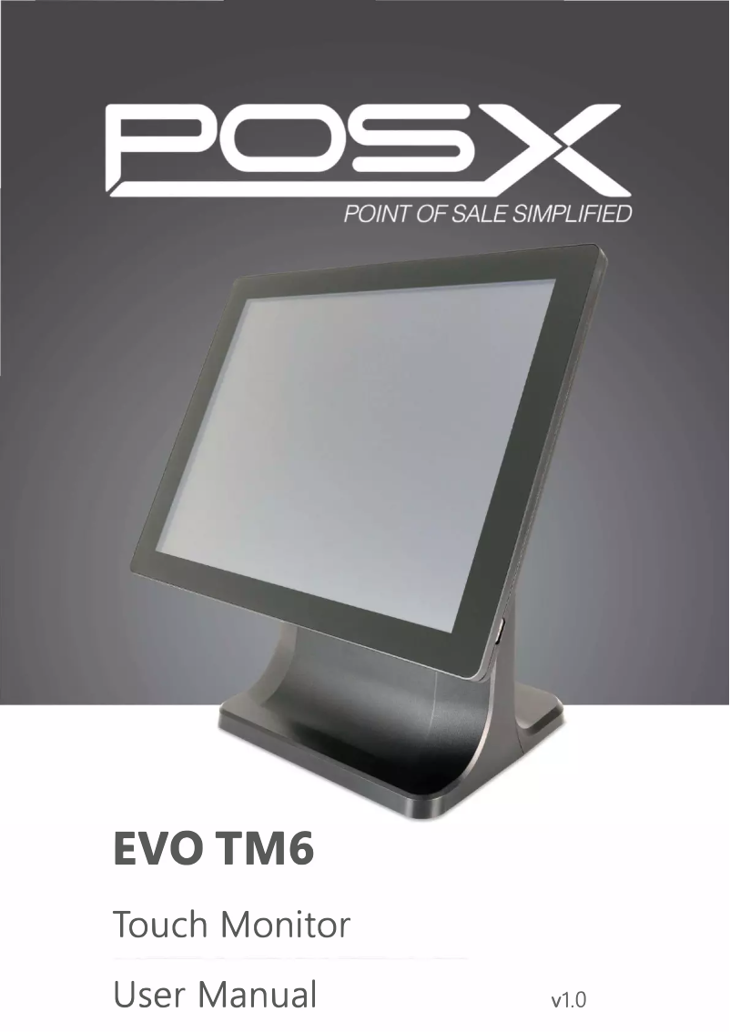 Page 1 de la notice Manuel utilisateur POS-X EVO TM6