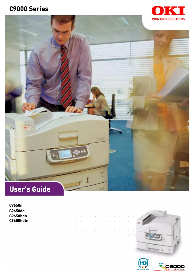 Page 1 de la notice Manuel utilisateur OKI C9650hdn