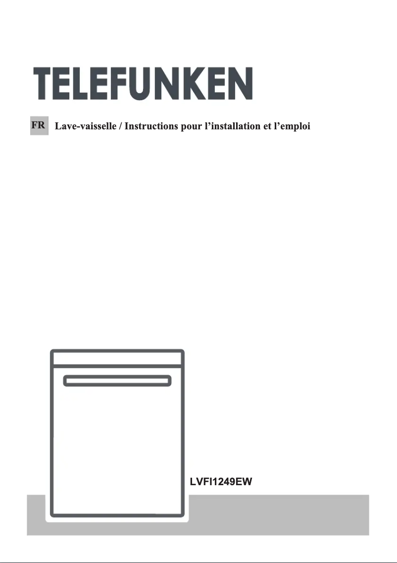 Page 1 de la notice Manuel utilisateur Telefunken LVFI1249EW