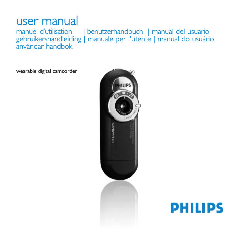 Page 1 de la notice Manuel utilisateur Philips GoGear KEY019