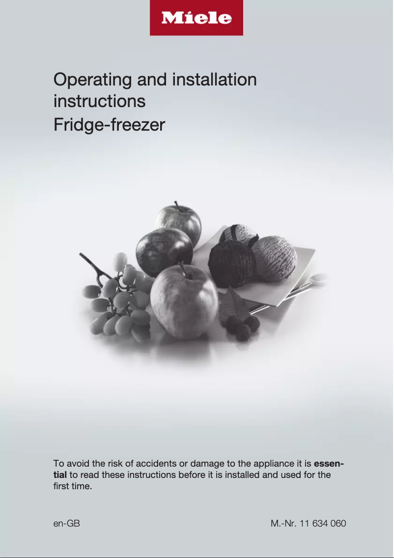 Página 1 del manual Manual de usuario Miele KF 2801 Vi