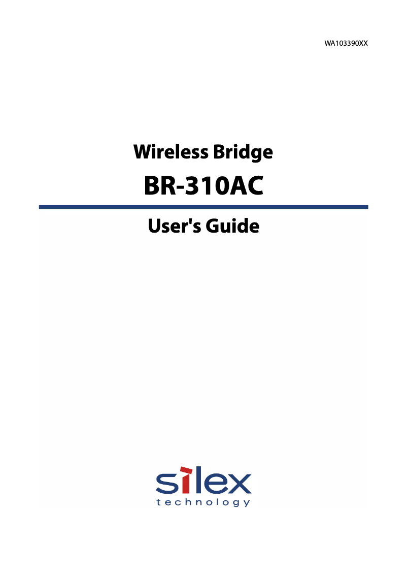Page 1 de la notice Manuel utilisateur Silex BR-310AC
