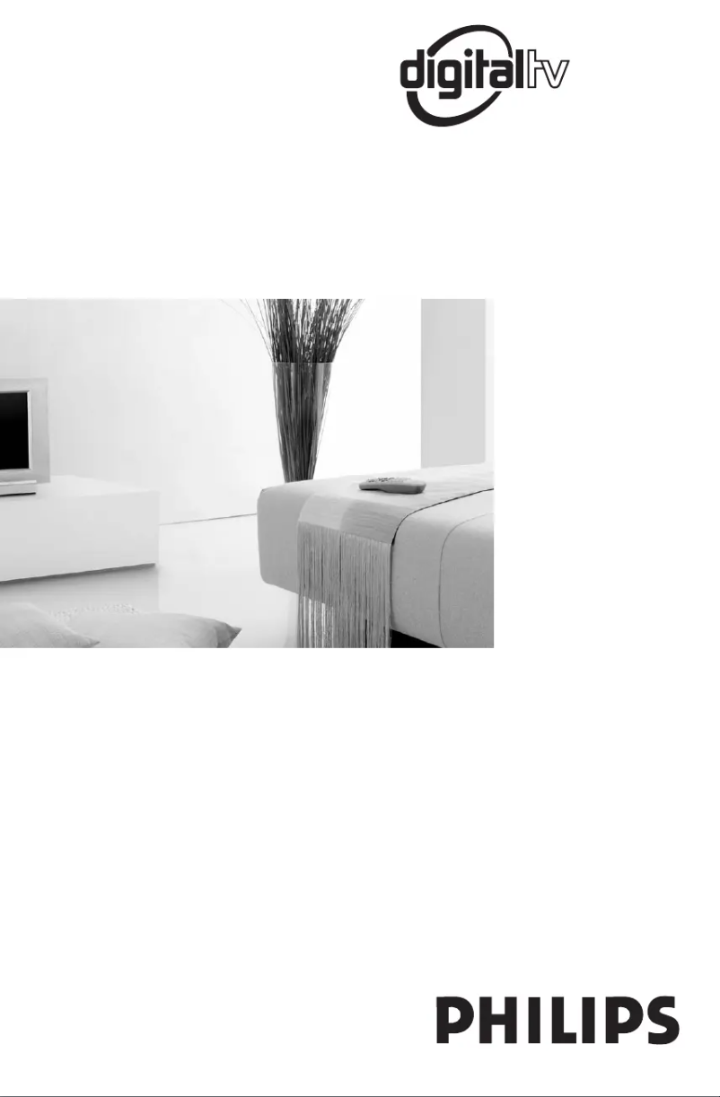 Image de la première page du manuel de l'appareil 32PW6720D