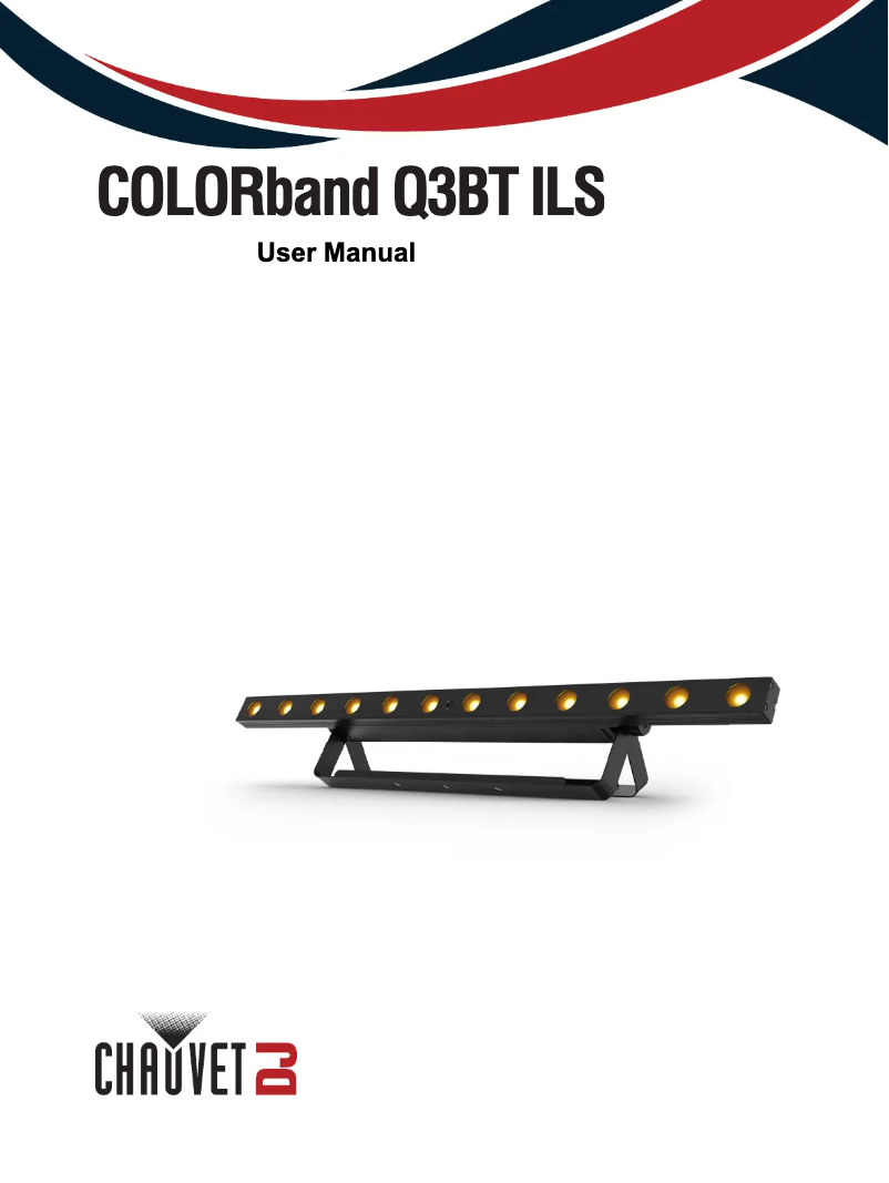 Page 1 de la notice Manuel utilisateur Chauvet COLORband Q3BT ILS