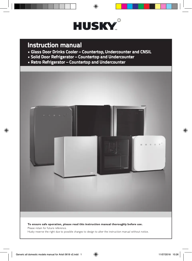 Página 1 del manual Manual de usuario Husky HUS-130CNBLK