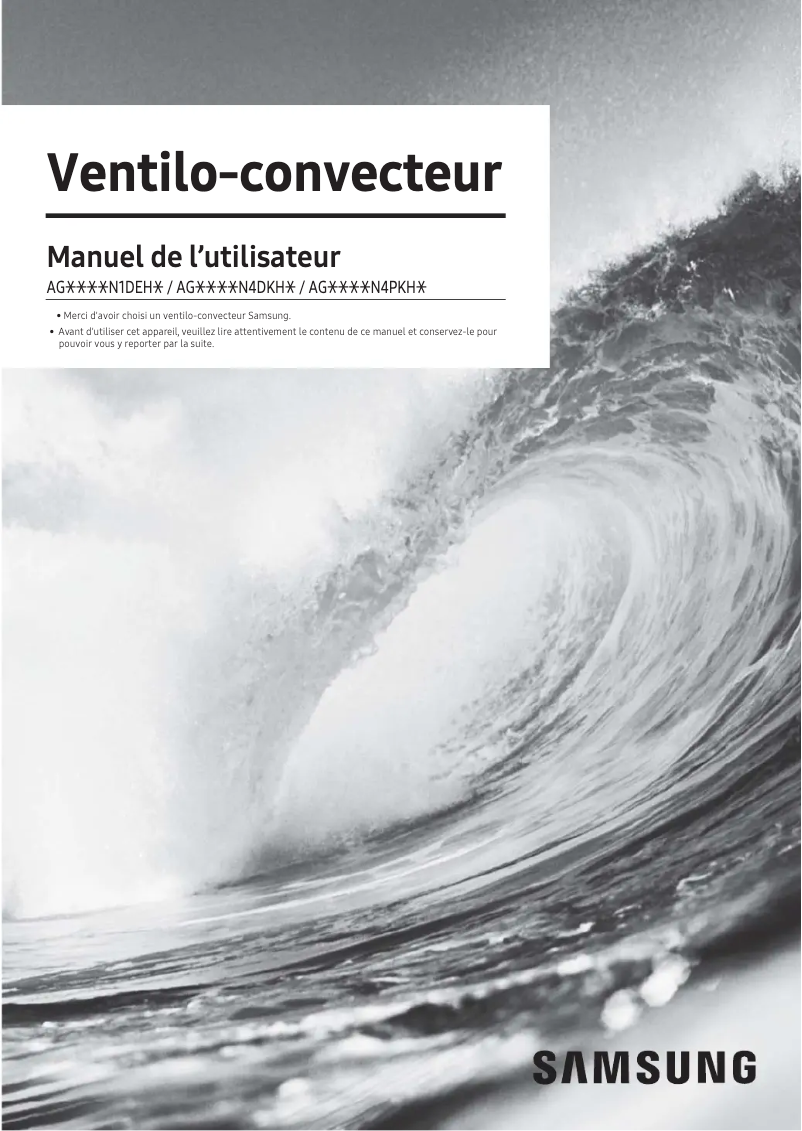 Página 1 del manual Manual de usuario Samsung AG060MN4PKH