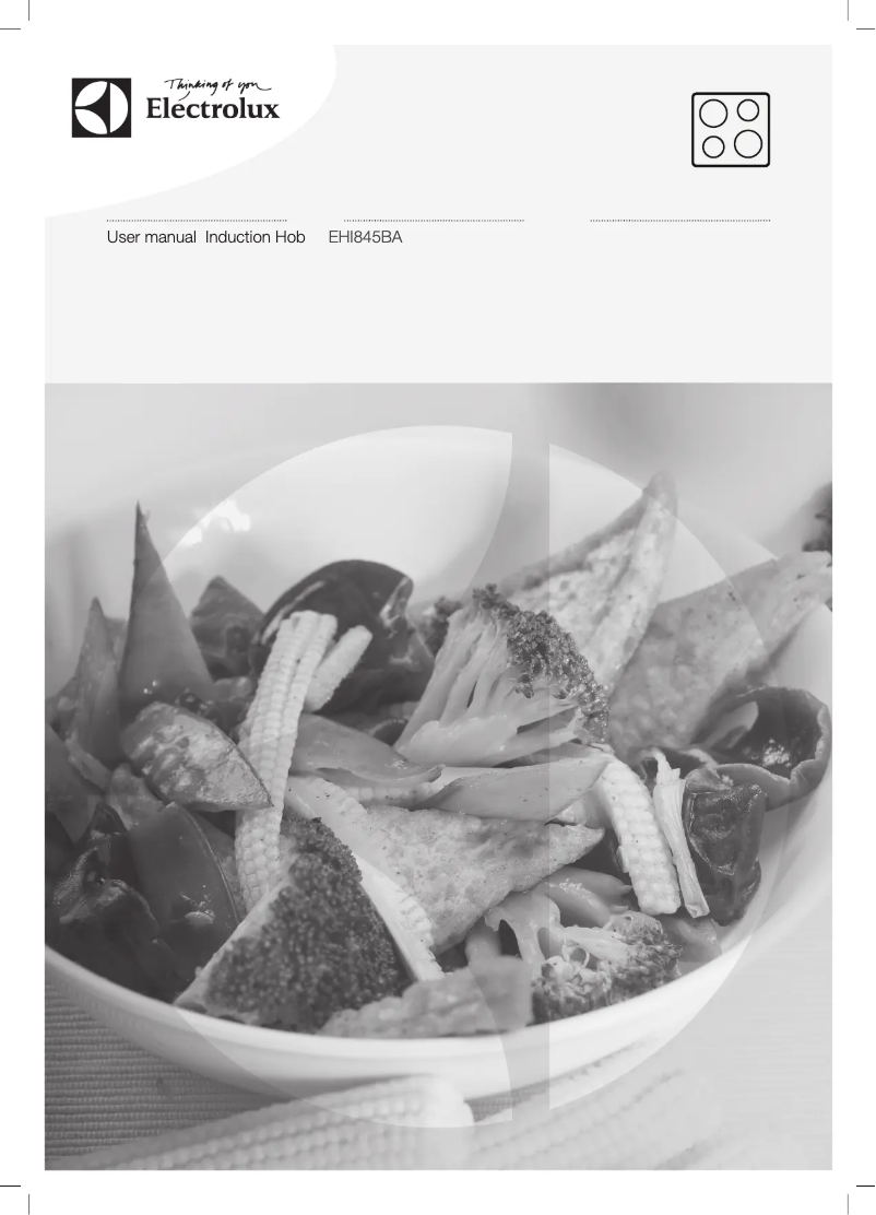 Page 1 de la notice Manuel utilisateur Electrolux EHI845BA