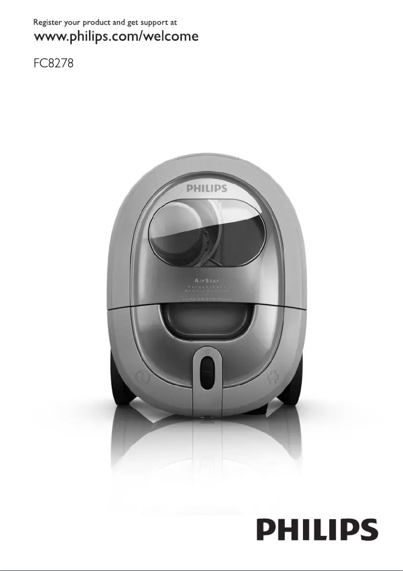Página 1 del manual Manual de usuario Philips AirStar FC8278