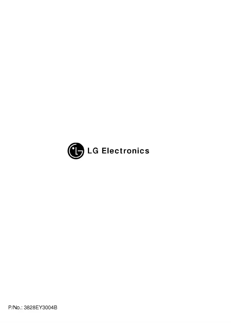 Page 1 de la notice Manuel utilisateur LG WP-730NP