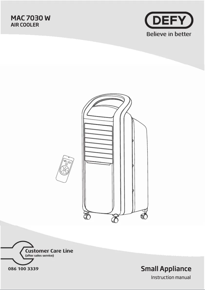 Page 1 de la notice Manuel utilisateur Defy MAC7030W