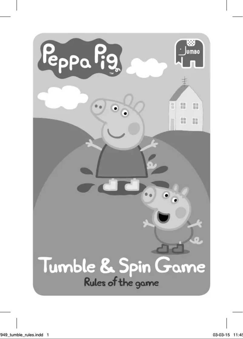 Page 1 de la notice Manuel utilisateur Jumbo Peppa Pig Tumble & Spin Game