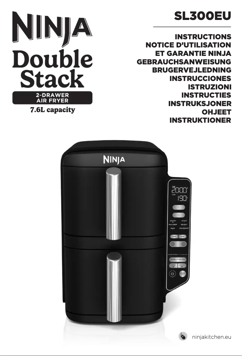 Page 1 de la notice Manuel utilisateur Ninja Double Stack SL300EU