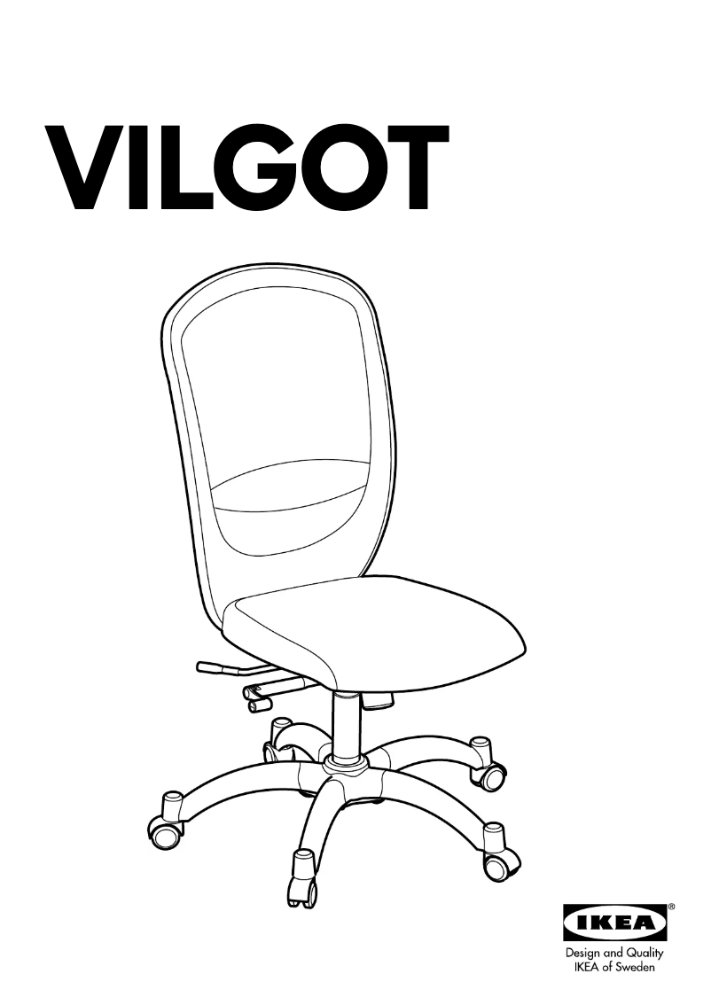 Page 1 de la notice Manuel utilisateur Ikea VILGOT