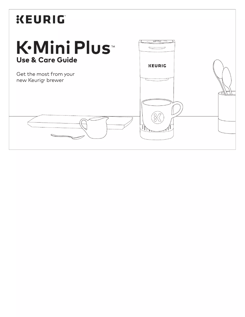 Page 1 de la notice Manuel utilisateur Keurig K-Mini Plus