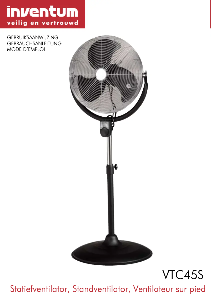 Página 1 del manual Manual de usuario Inventum VTC45S