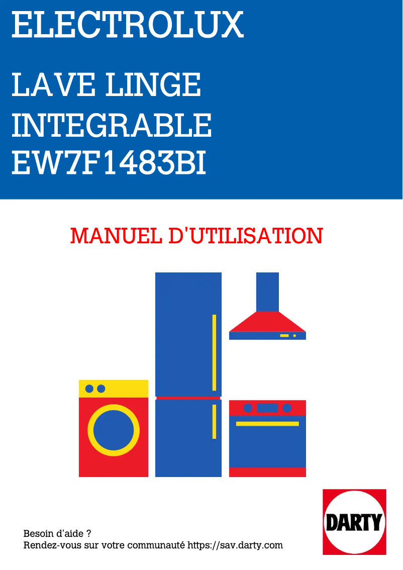 Página 1 del manual Manual de usuario Electrolux EW7F1483BI