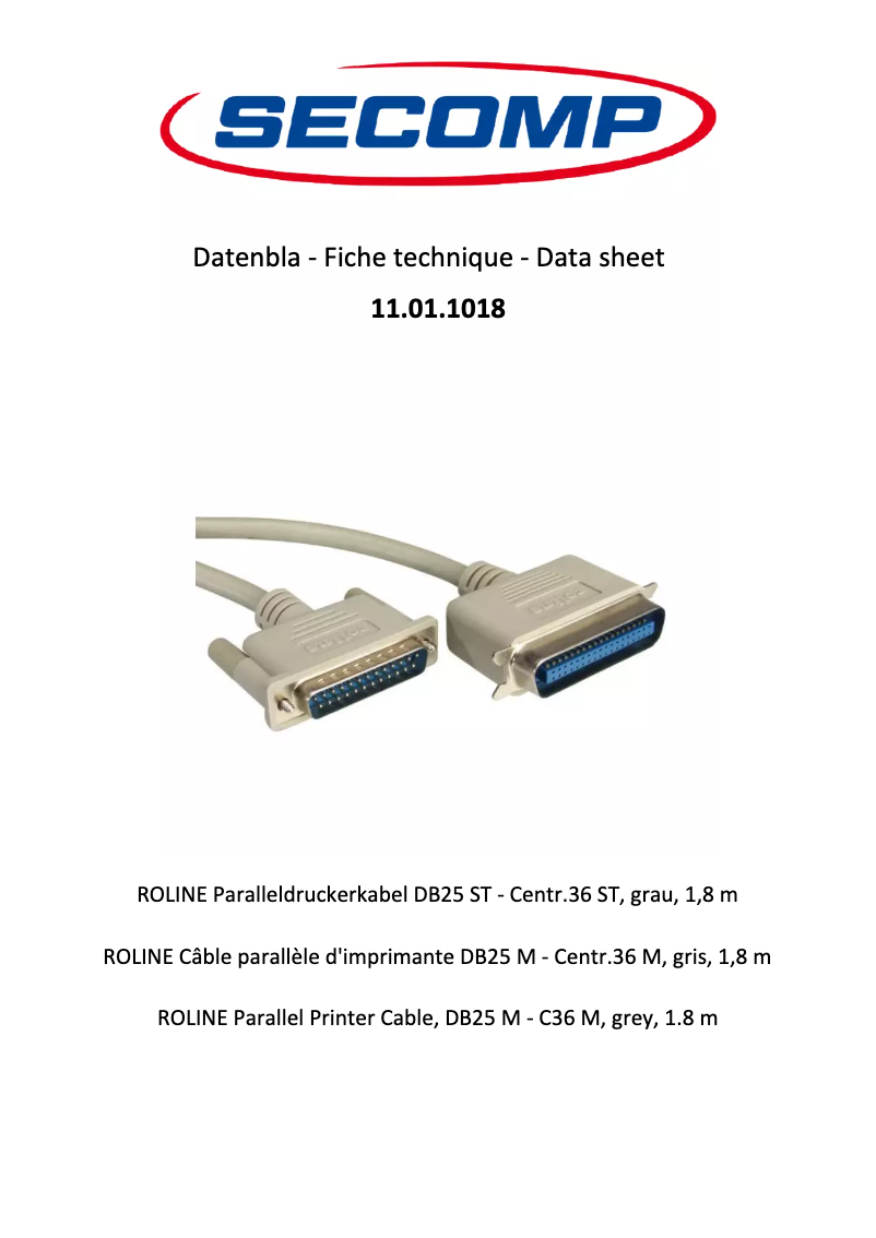 Página 1 del manual Manual de usuario Roline 11.01.1018