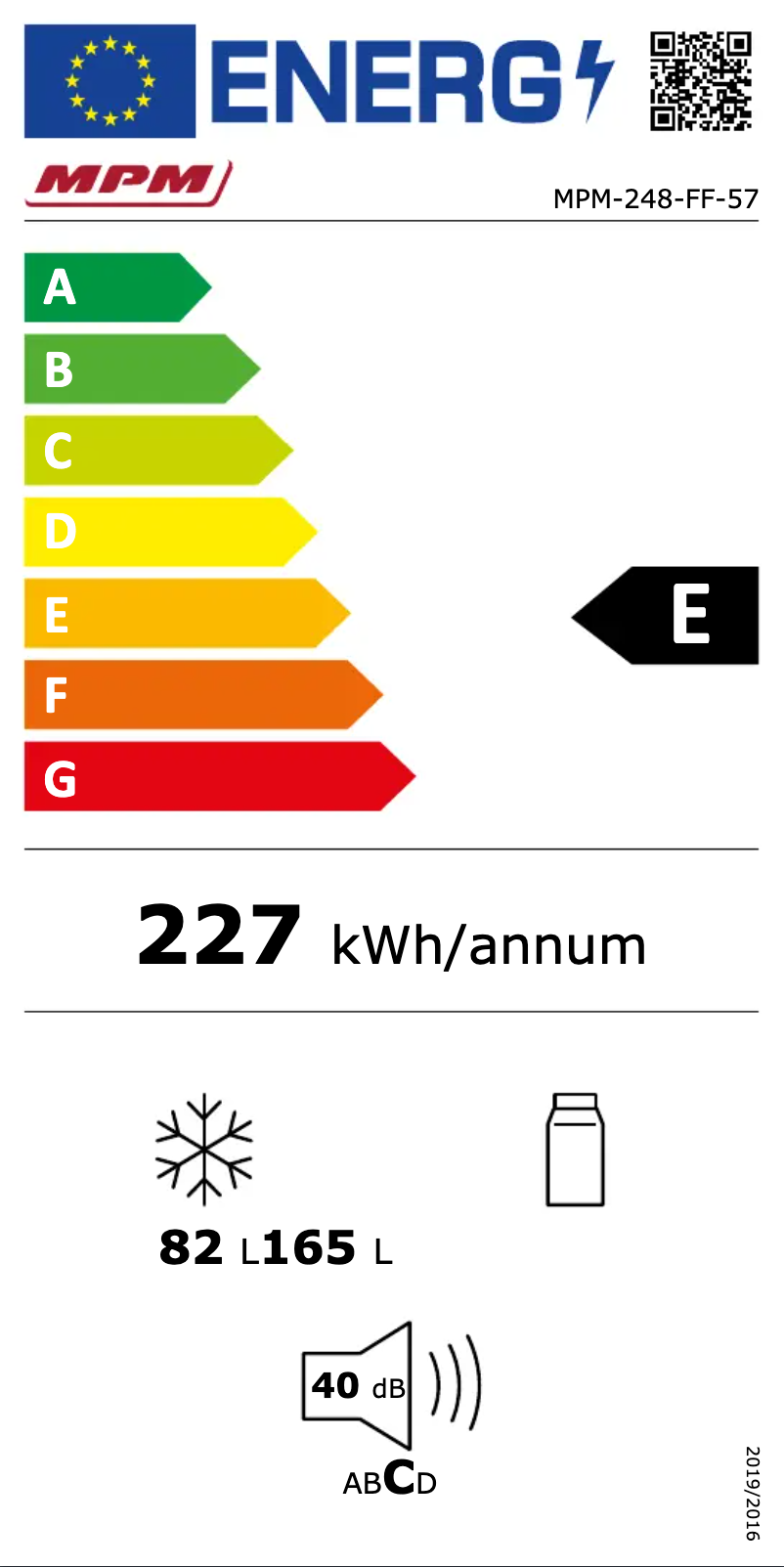 Page 1 de la notice Manuel utilisateur MPM MPM-248-FF-57