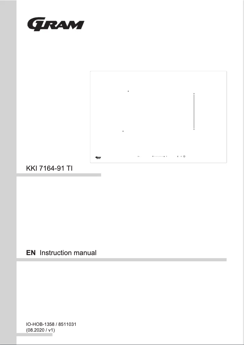 Page 1 de la notice Manuel utilisateur Gram KKI 7164-91 TI