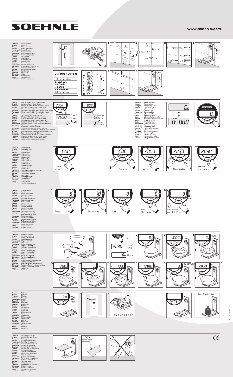Page 1 de la notice Manuel utilisateur Soehnle Bernina 67056 4
