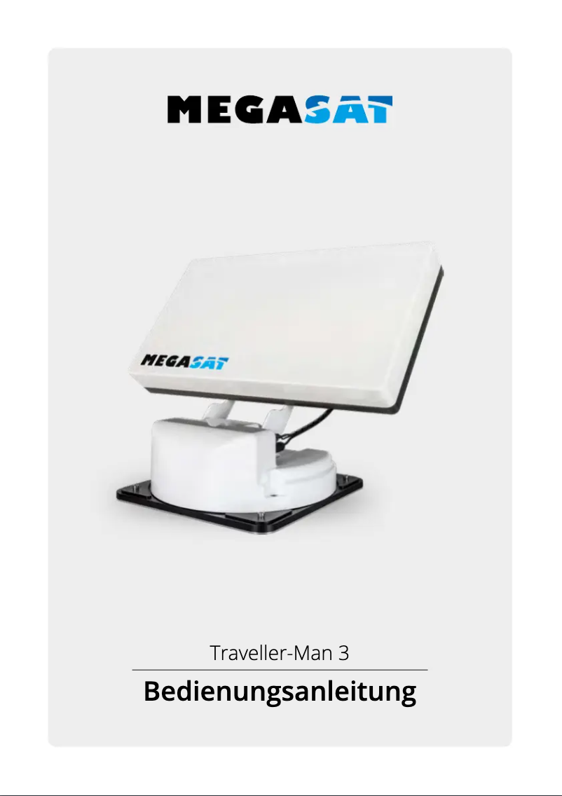 Page 1 de la notice Manuel utilisateur Megasat Traveller-Man 3