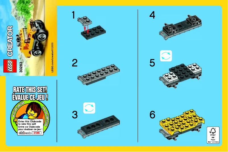 Página 1 del manual Manual de usuario Lego Off-Road 30283