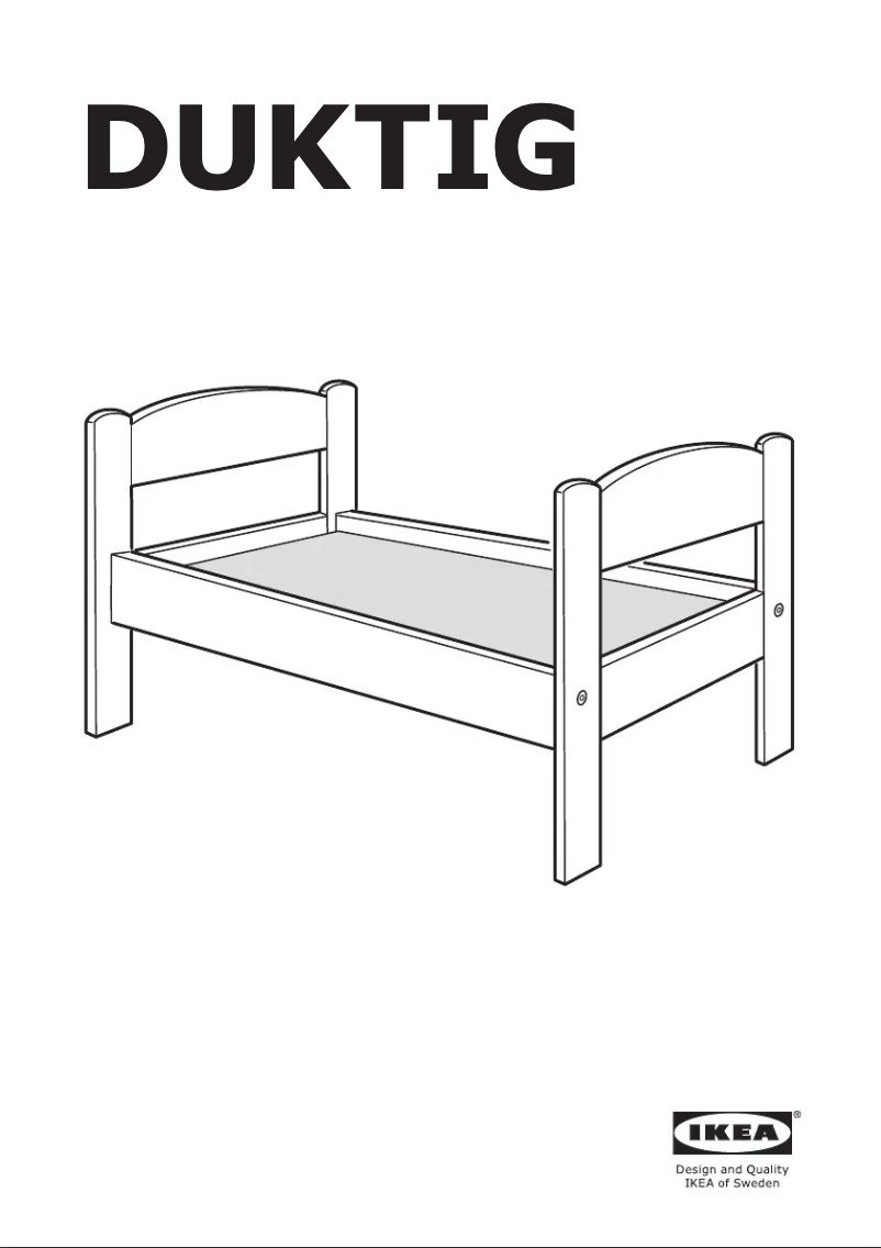 Page 1 de la notice Manuel utilisateur Ikea DUKTIG 305.149.65