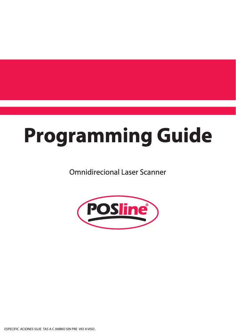 Página 1 del manual Manual de usuario POSline SM2410B