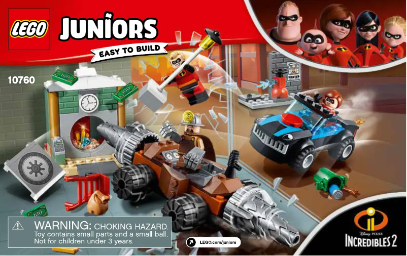 Page 1 of the manual User Manual Lego Juniors 10760