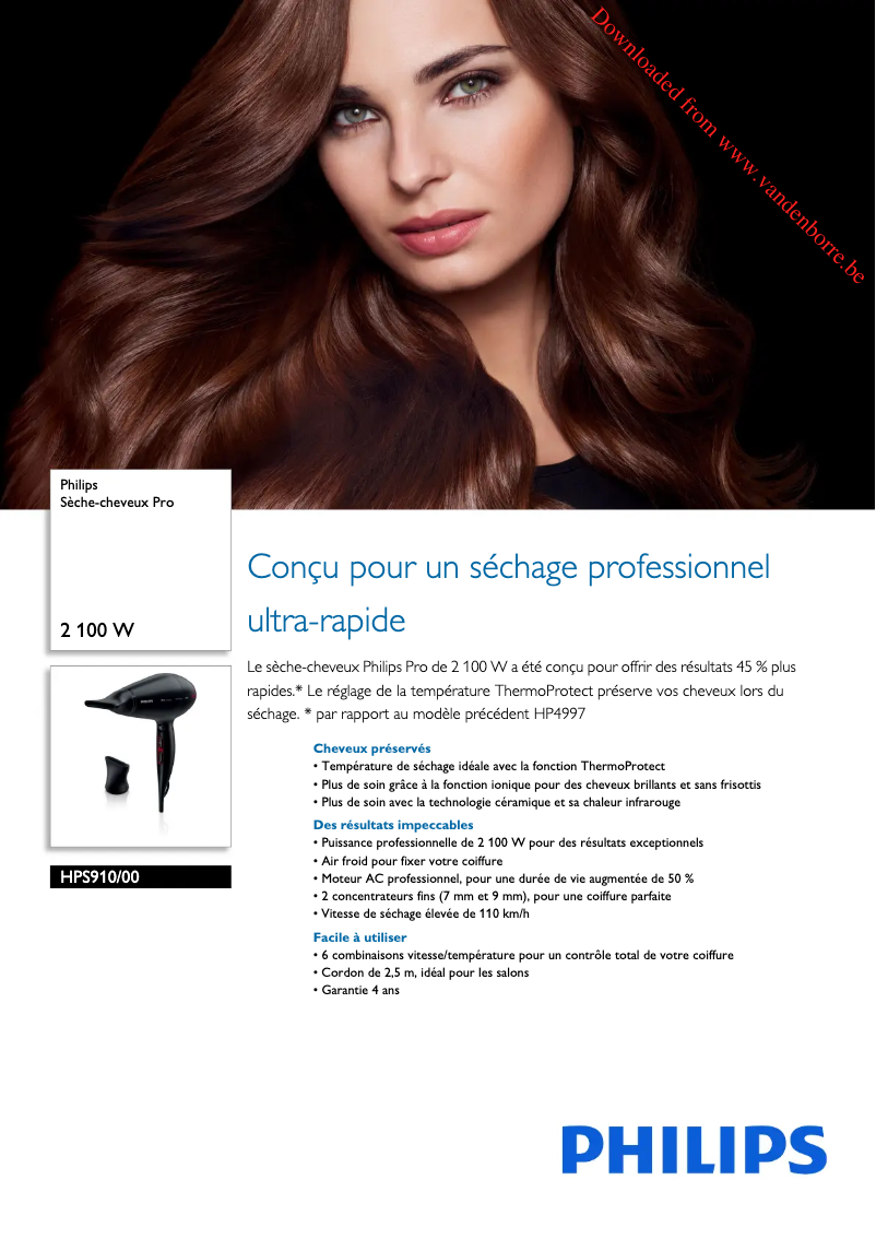 Página 1 del manual Manual de usuario Philips Prestige Pro HPS910