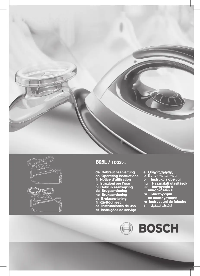 Page 1 de la notice Manuel utilisateur Bosch TDS2515