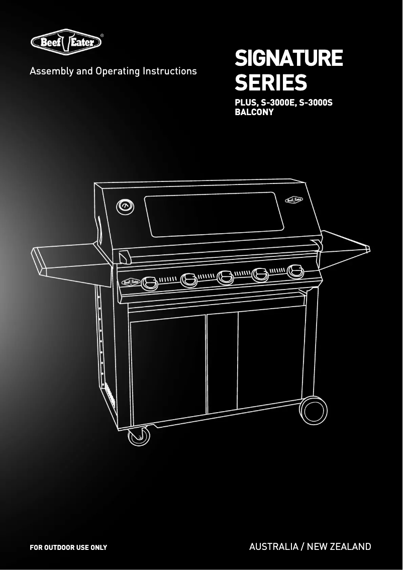 Página 1 del manual Manual de usuario BeefEater Signature BS19640