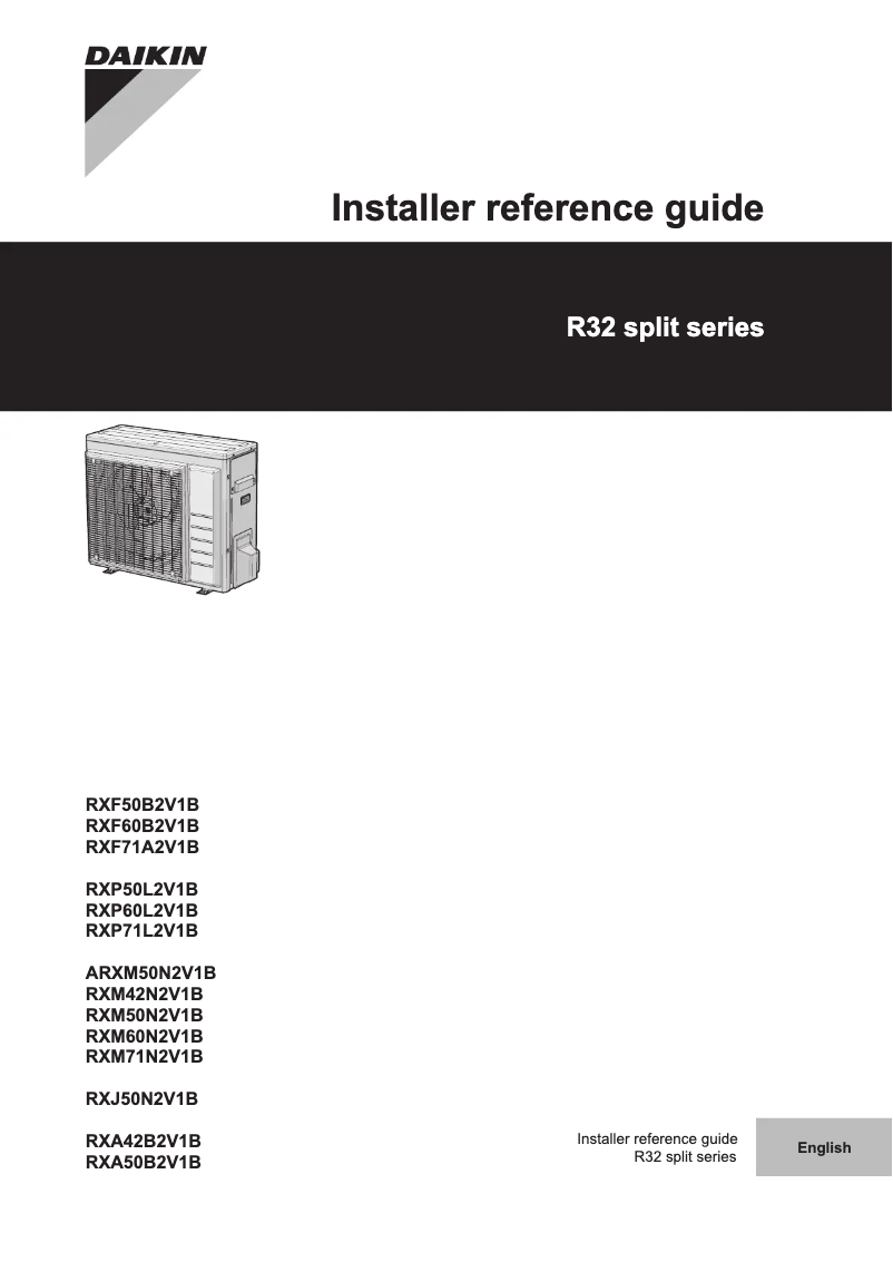 Página 1 del manual Manual de usuario Daikin RXP20L5V1B