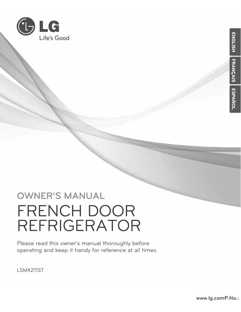 Page 1 de la notice Manuel utilisateur LG Studio LSMX211ST