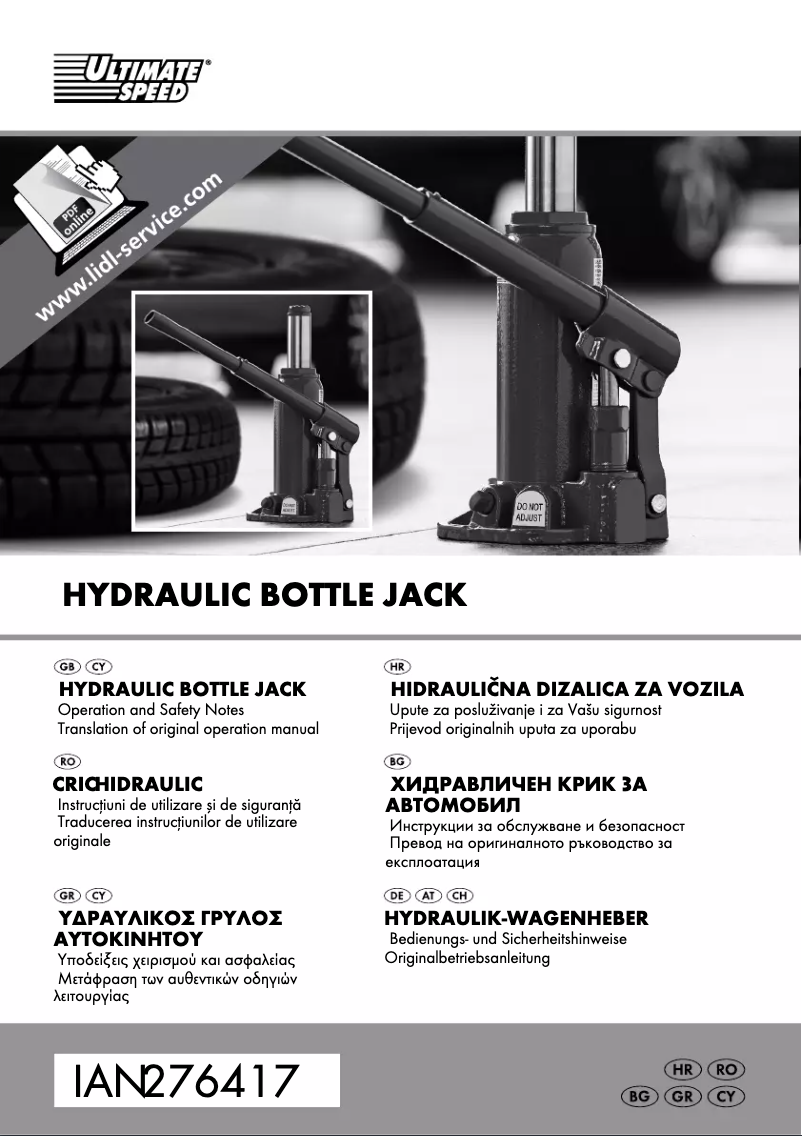 Page 1 de la notice Manuel utilisateur Ultimate Speed IAN 276417