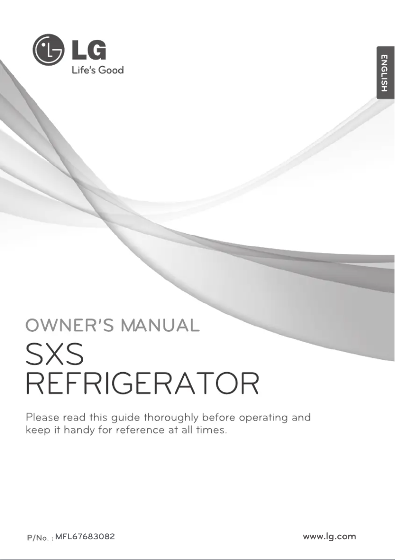 Page 1 de la notice Manuel utilisateur LG GSL325NSYV