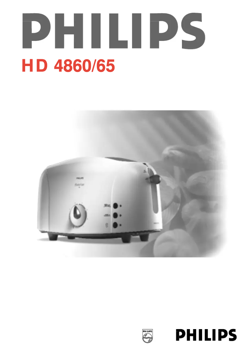 Page n°1 - Manuel utilisateur Philips HD4865 sunrise xl