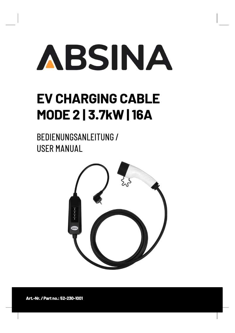 Página 1 del manual Manual de usuario Absina Mode2