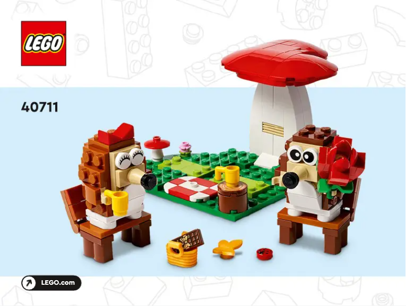 Página 1 del manual Manual de usuario Lego Hedgehog Picnic Date 40711