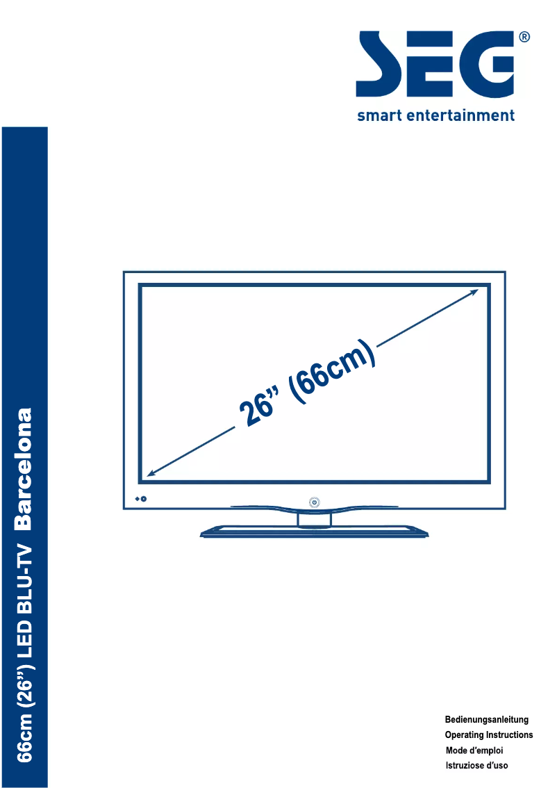 Page 1 de la notice Manuel utilisateur SEG Barcelona