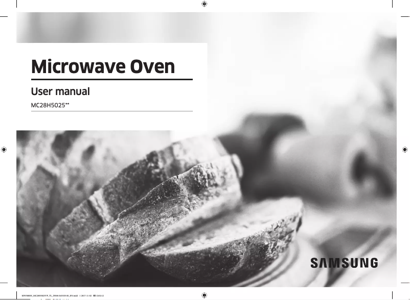 Page 1 de la notice Manuel utilisateur Samsung MC28H5025VC