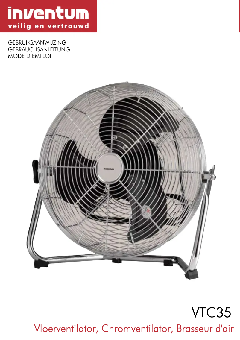Page 1 de la notice Manuel utilisateur Inventum VTC35 Fan