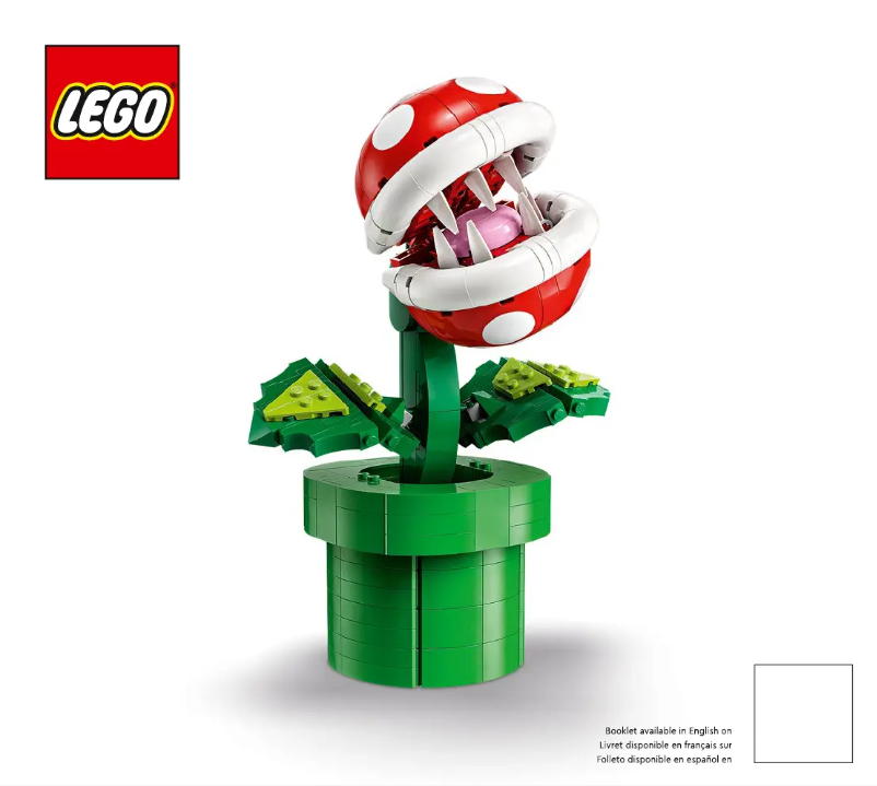 Page 1 of the manual Visual Instructions Lego Piranha Plant 71426