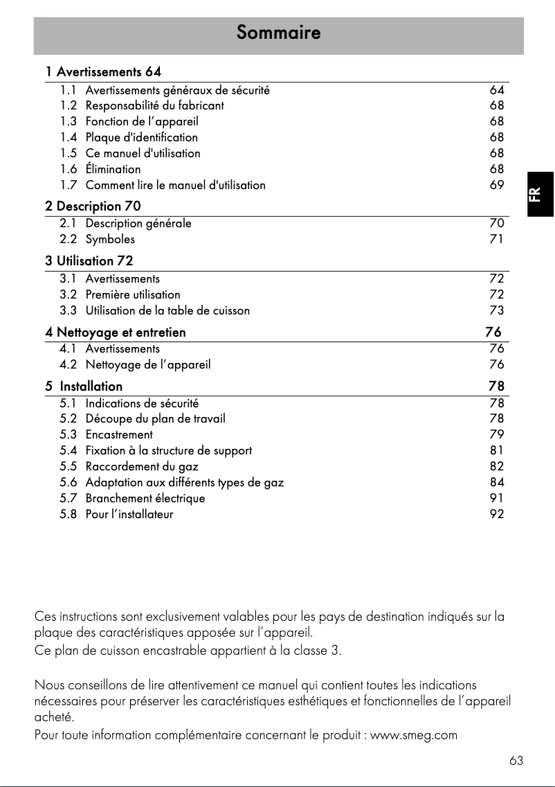 Image de la première page du manuel de l'appareil SR764BS