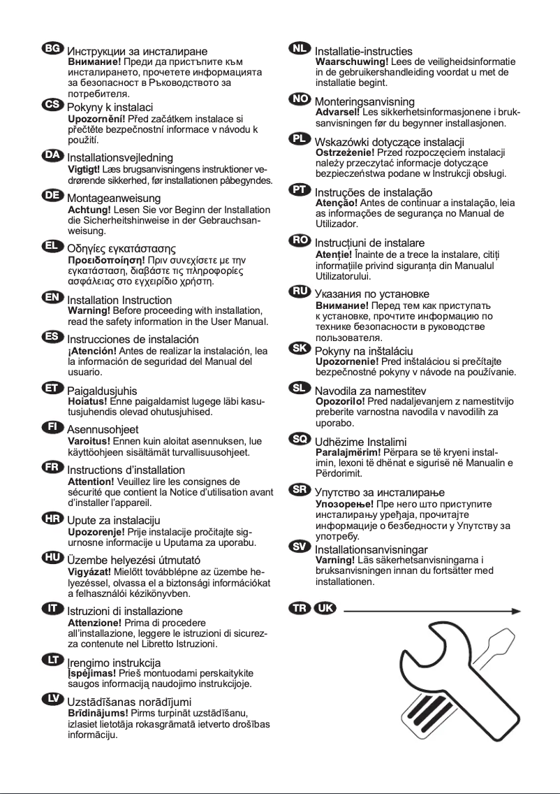 Page 1 de la notice Manuel utilisateur Smeg D3150P1