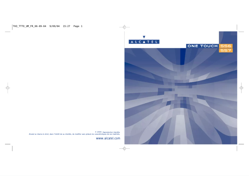 Page 1 de la notice Manuel utilisateur Alcatel One Touch 557