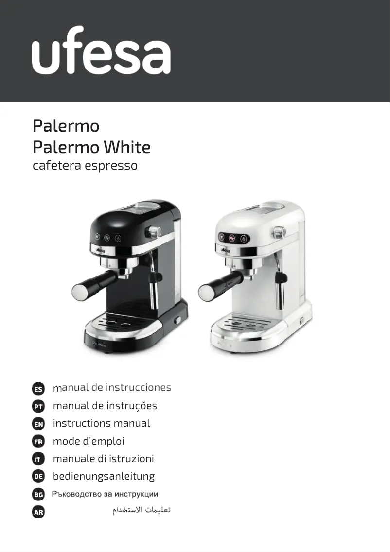 Page 1 de la notice Manuel utilisateur Ufesa Palermo