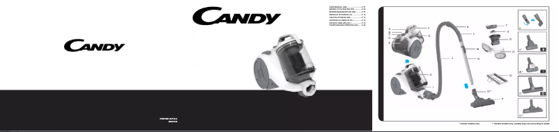 Page 1 de la notice Manuel utilisateur Candy CAF32PAR 011
